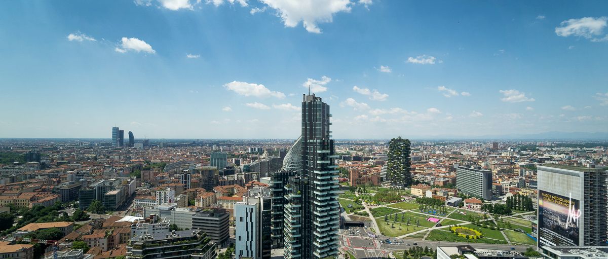 Skyline milanese da Torre Diamante